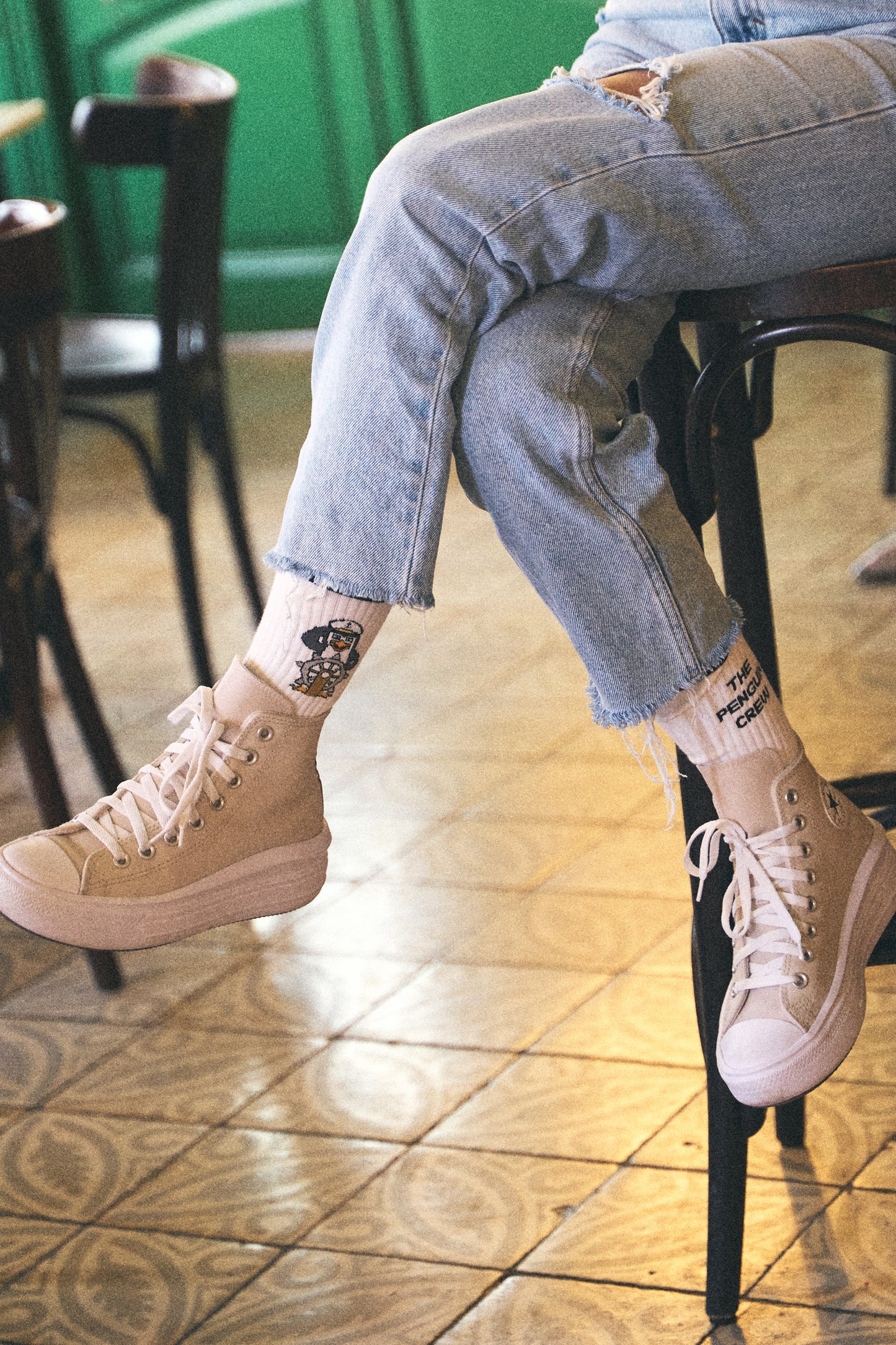 calcetines de diseño unisex El Capitán moda urbana The Penguin Crew