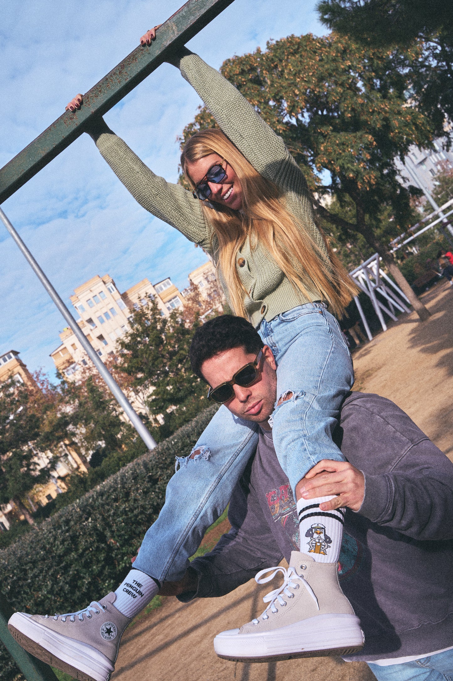 calcetines de diseño unisex El Capitán outfit urbano streetwear